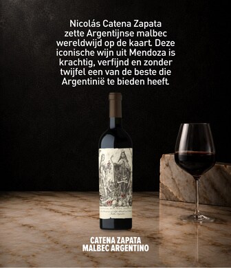 Nicol&aacute;s Catena Zapata zette Argentijnse malbec wereldwijd op de kaart. Deze iconische wijn uit Mendoza is krachtig, verfijnd en zonder twijfel een van de beste die Argentini&euml; te bieden heeft.